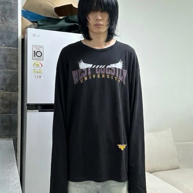 메종 마르지엘라 17AW 시즌  오버사이즈 유니버시티 롱슬리브