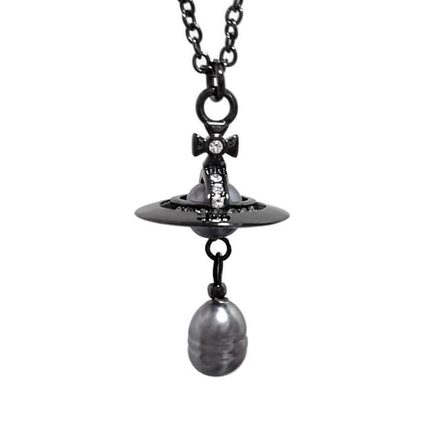 비비안웨스트우드 알렉사 흑진주 orb 목걸이