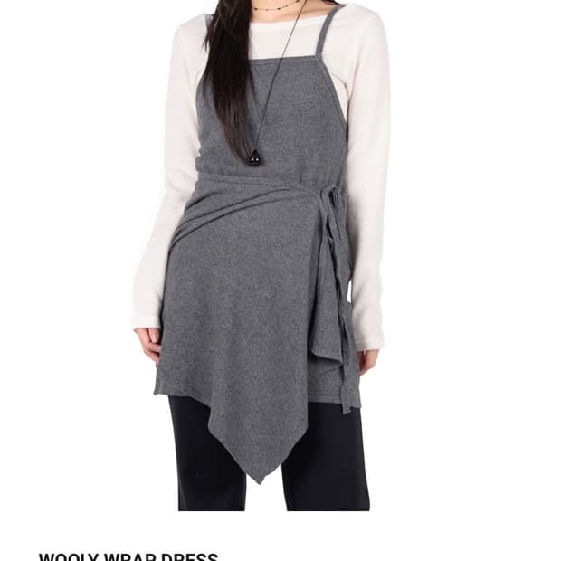 릿킴 wooly wrap dress