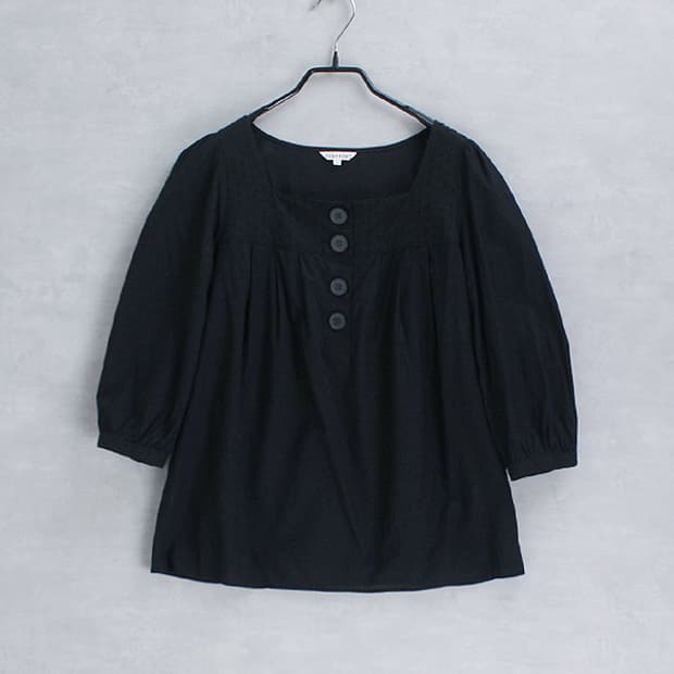 3can4on black cotton top _ S4932