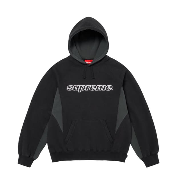 슈프림 디비전 후드 스웨트셔츠 블랙 - 24FW 