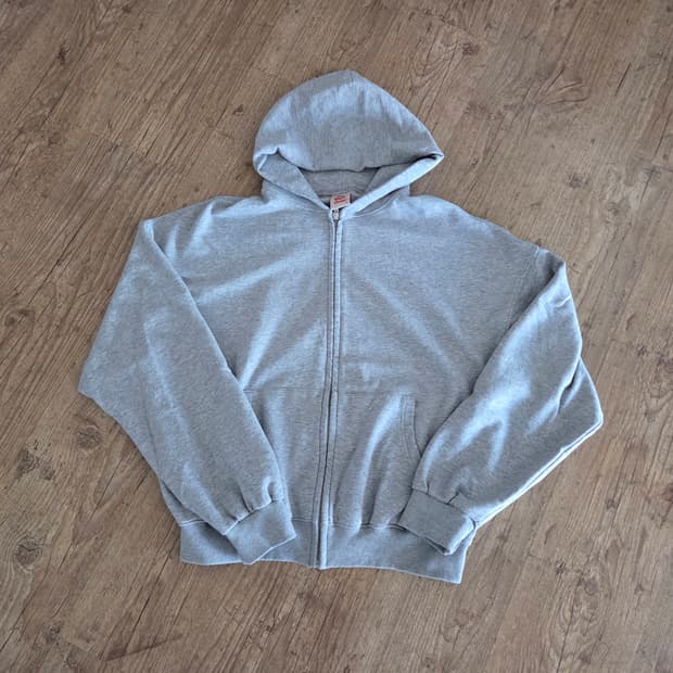 더 뤡코즈  데이 후드집업  멜란지 1사이즈