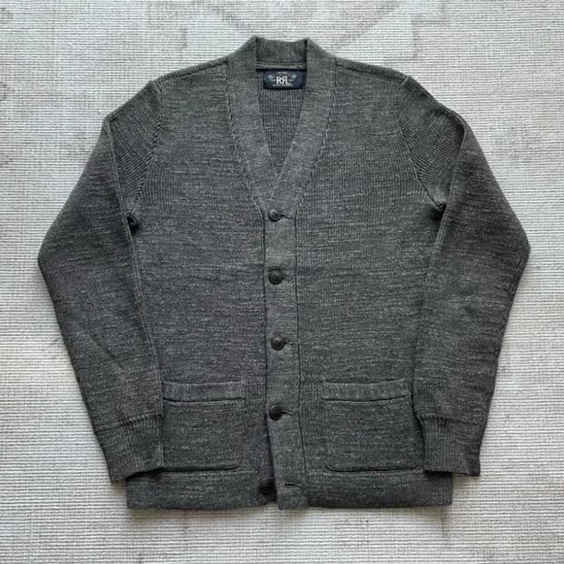 rrl 더블알엘 코튼가디건 xs