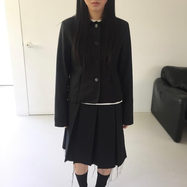 우온 자켓 블랙