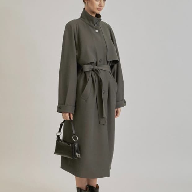 쓰리타임즈 트렌치코트