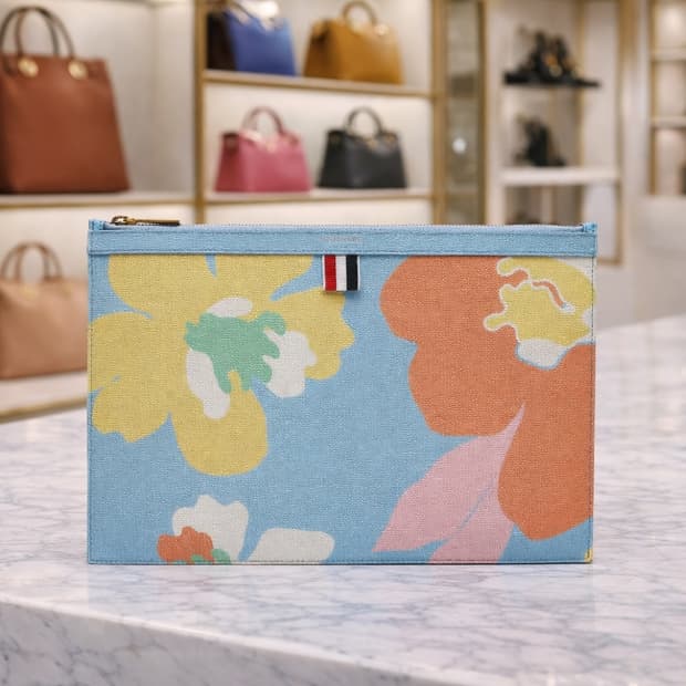 [S급] 톰브라운 플로럴 클러치 판매합니다!!!