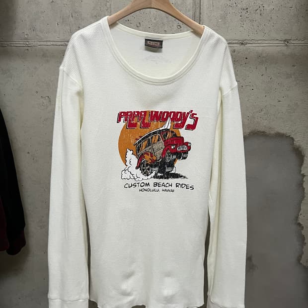 PAPA's WOODY WAFFLE T-SHIRTS (L)