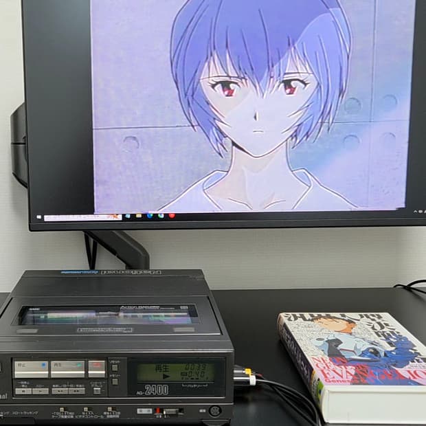 내셔널(파나소닉) 포터블 VHS 비디오 테이프 레코더 AG-2400