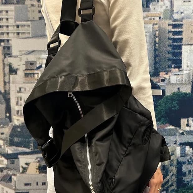 지초이 23ss 듀얼집 백팩 