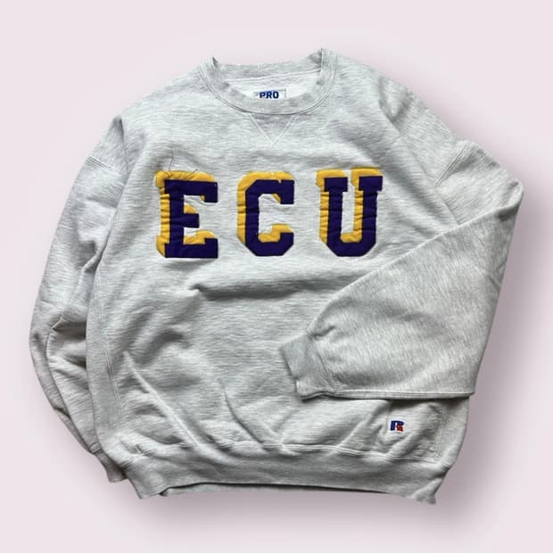 90s 러셀 애슬레틱 빈티지 ECU 맨투맨