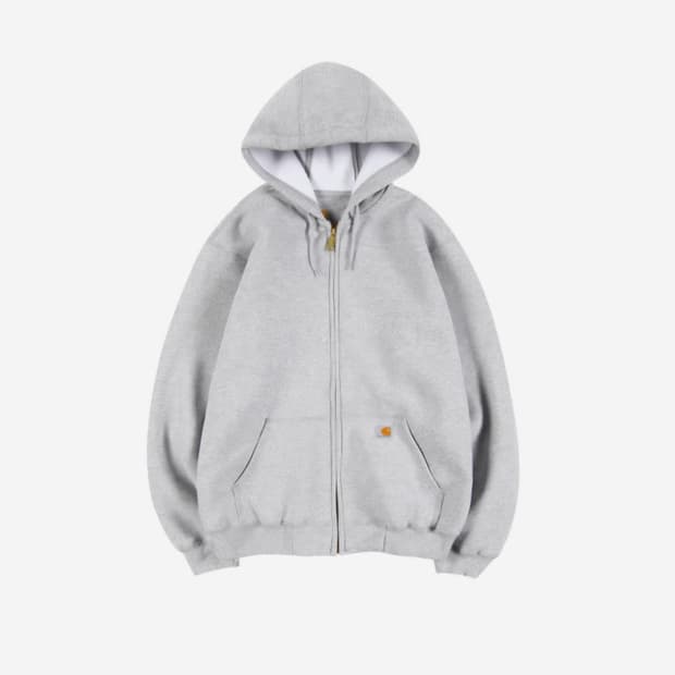 칼하트 윕 미드웨이트 후드집업 그레이