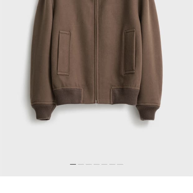 포터리 25FW 멜톤 울 덱자켓 카멜 4 105