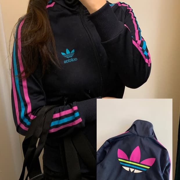 아디다스 파이어버드 빅로고 져지