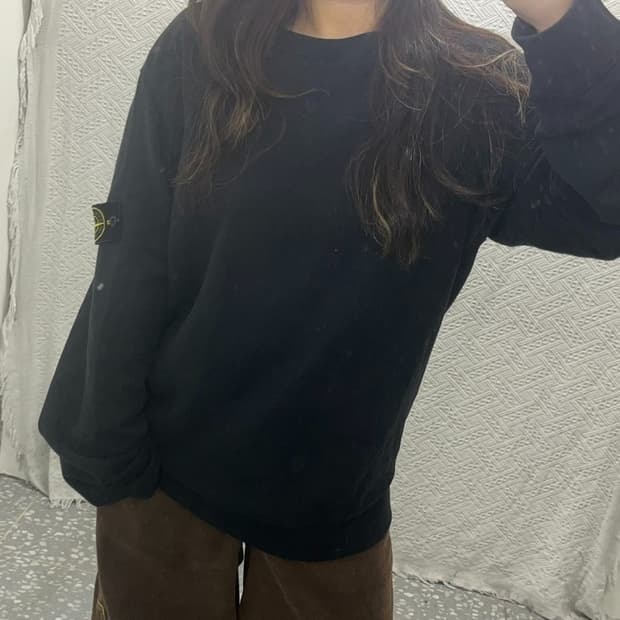 스톤아일랜드 정품 와펜 스웻셔츠 맨투맨 105 C06176
