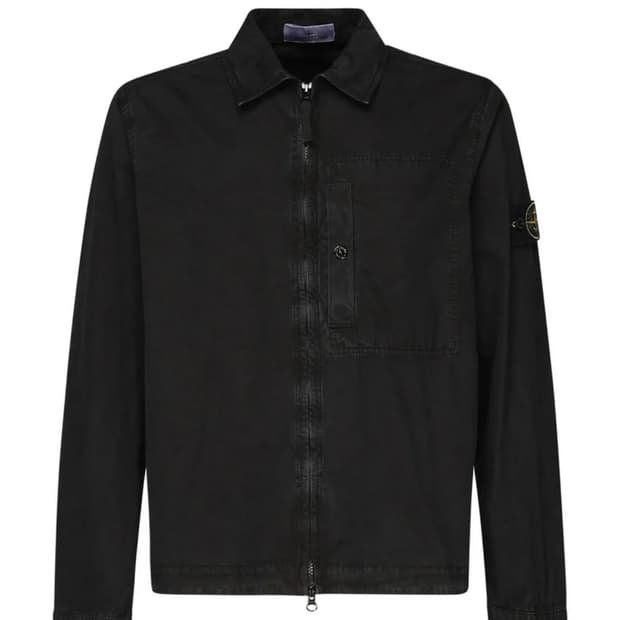 스톤아일랜드 오버셔츠 25ss 블랙