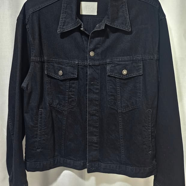 LMOOD 블랙 데님 자켓 L