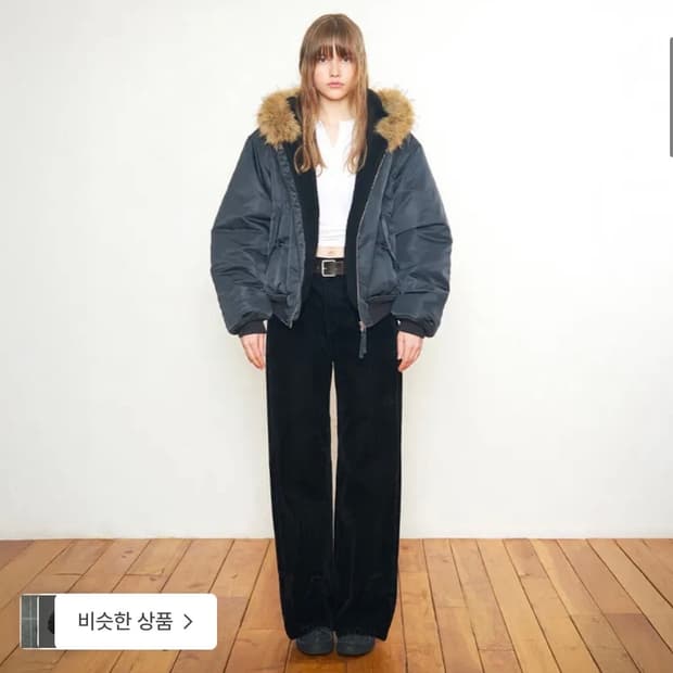 [로우클래식] HOODED BOMBER JACKET_CHARCOAL