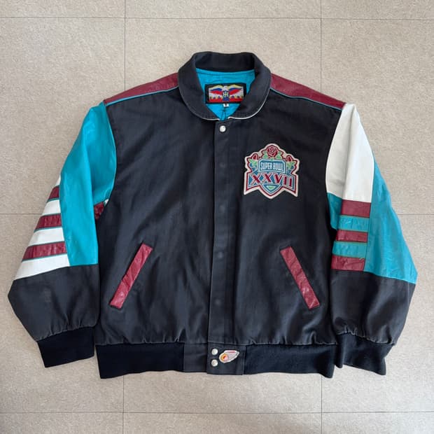 90s NFL Super Bowl Jeff Hamilton 자켓