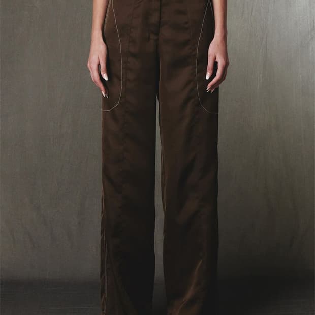 기준 새틴 팬츠 / 여성 바지/ 여성 팬츠 