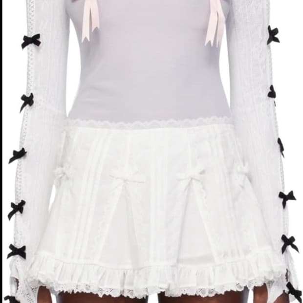 Nodress 노드레스White Bow Cardigan