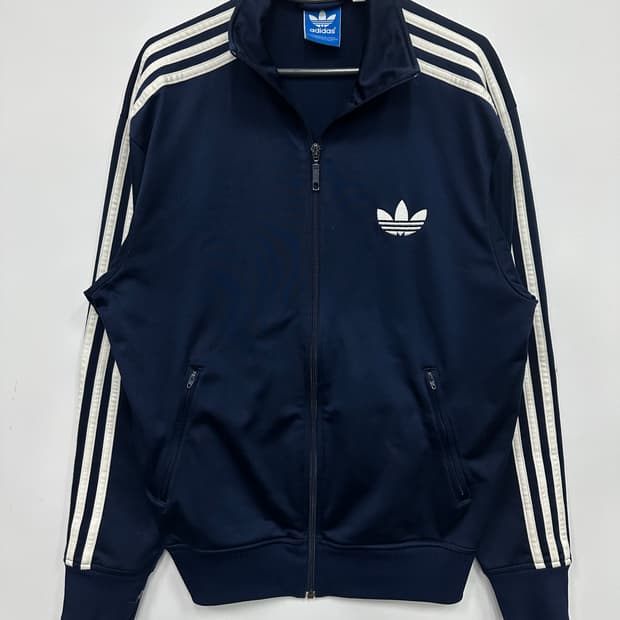 아디다스 네이비 구파이어버드 져지 트랙탑 