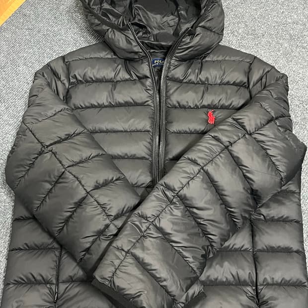 폴로 구스다운 패딩