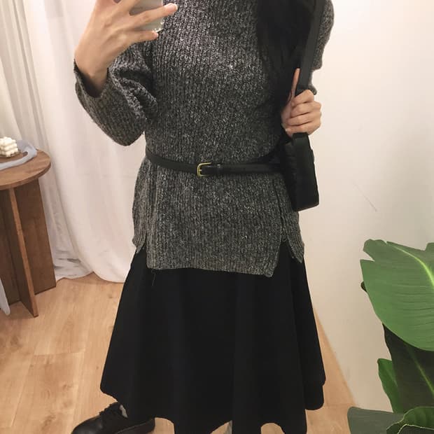 여성 자라 니트 후드 95