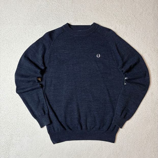 프레드페리 코튼 시그니처 니트 PN7040