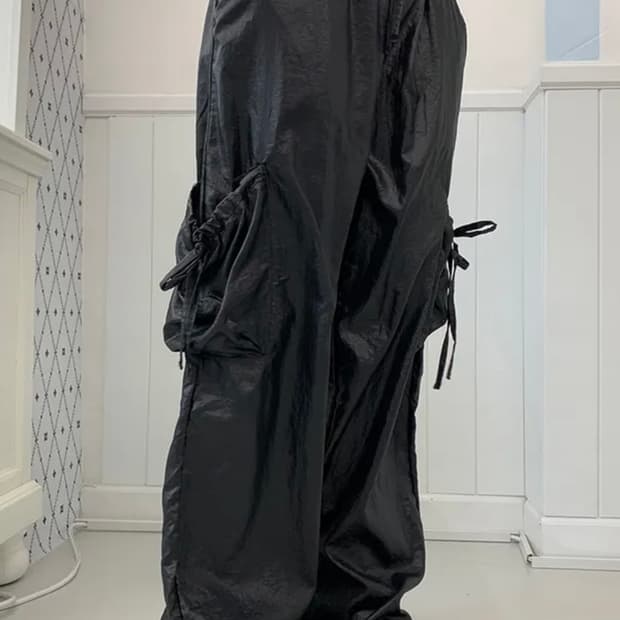 비닐 재질 바지