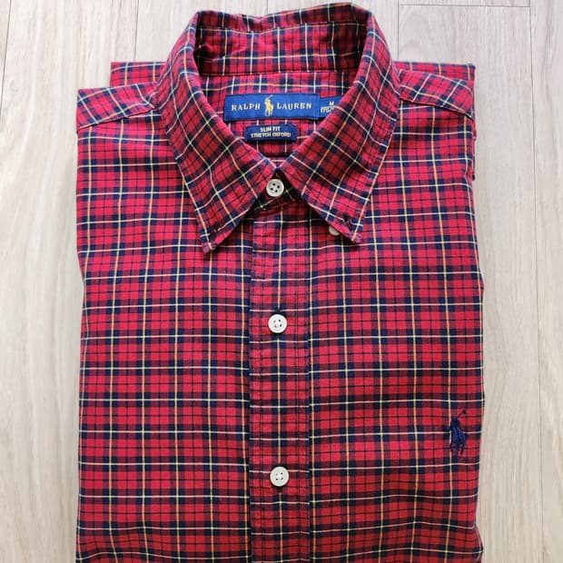 폴로랄프로렌 체크셔츠 (M