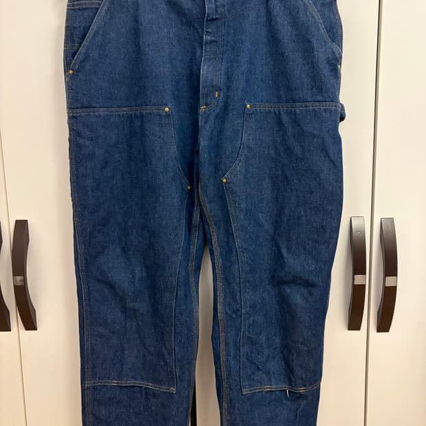 00s 칼하트 US B07 더블니 데님