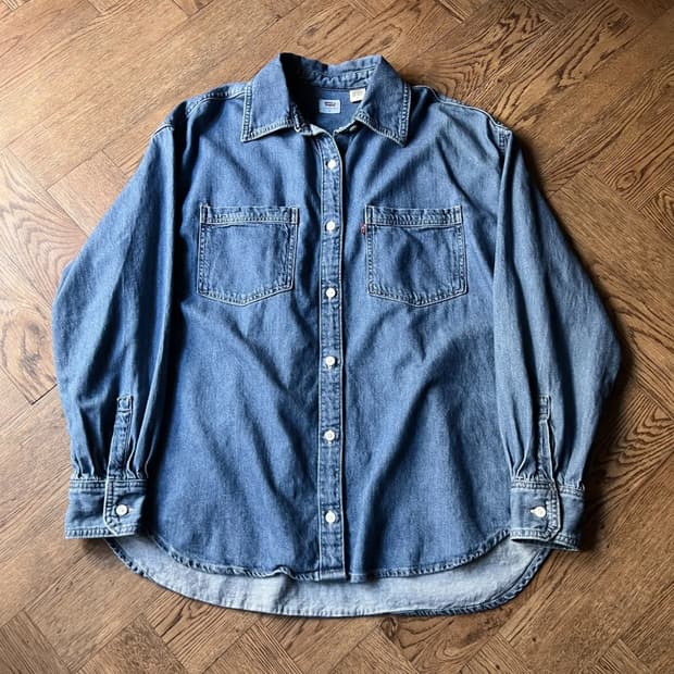 [L]리바이스 우먼스 오버핏 데님 셔츠