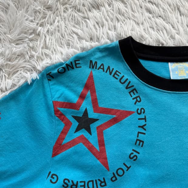 TOYOMAKI 일본빈티지 y2k 반팔 갸루반팔 빈티지반팔 xl 100