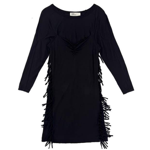 Toga  Fringe-Trim Dress/ 1