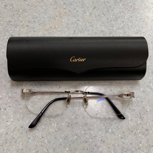까르띠에 무테 안경