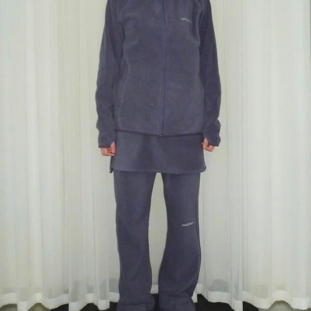 지초이 24-006 플리스 레이어드 팬츠 40cm