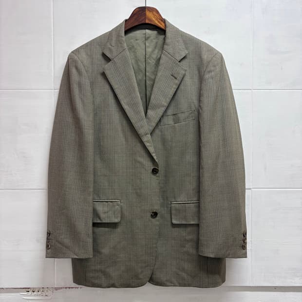 J.PRESS 제이프레스 체크 싱글 울 블레이저 자켓 