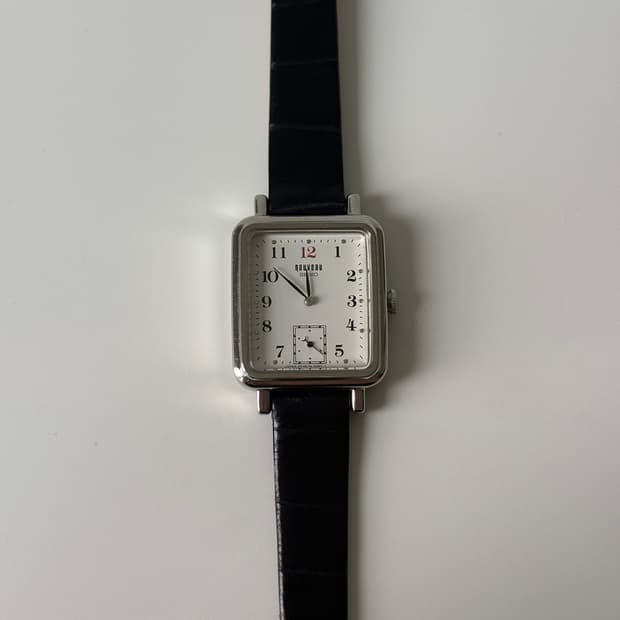1980s Nouveau Square Ladies Quartz