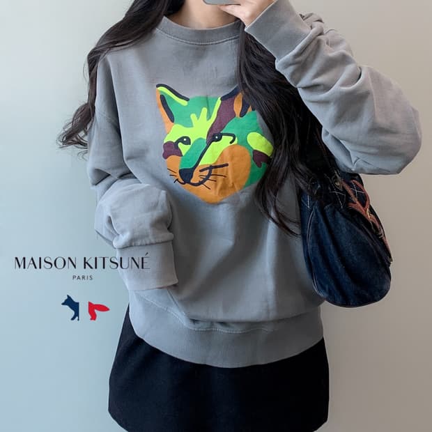 메종키츠네 맨투맨