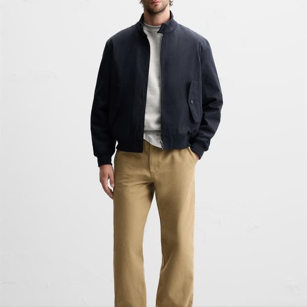 자라 자라 포켓 디테일 코튼 점퍼 사이즈L