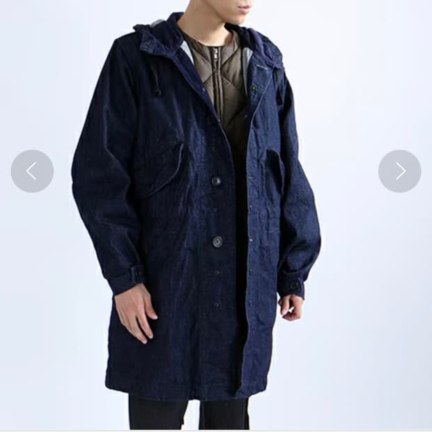 엔지니어드가먼츠 하이랜드 파카 데님