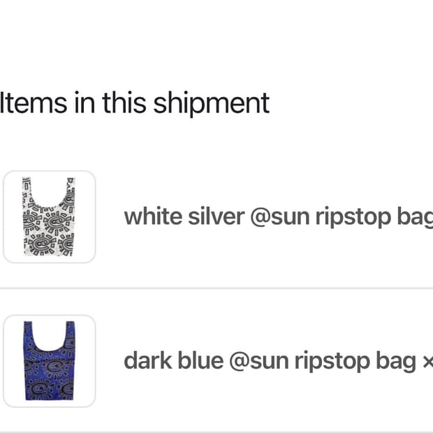 sun ripstop bag