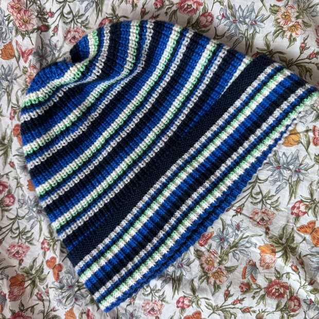 카키스 하버 비니 블루