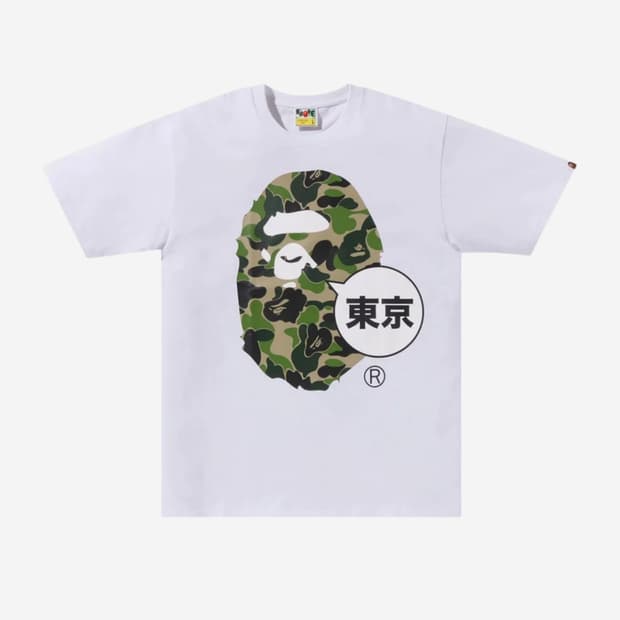 BAPE 베이프 빅에이프 도쿄 반팔 화이트L