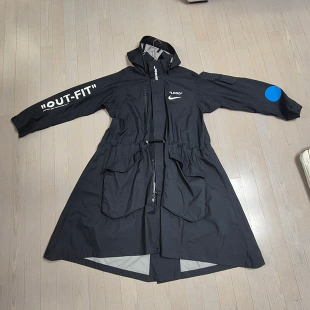 나이키 오프화이트 nrg 머큐리얼 자켓 블랙 S