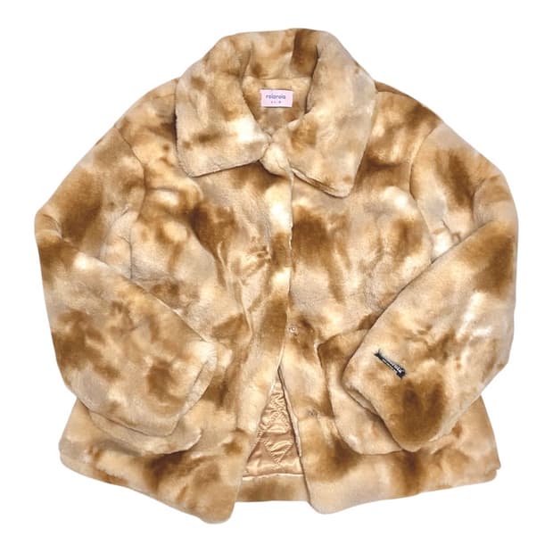 로라로라 번마시멜로우 퍼 자켓