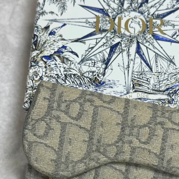 디올 오블리크 지갑