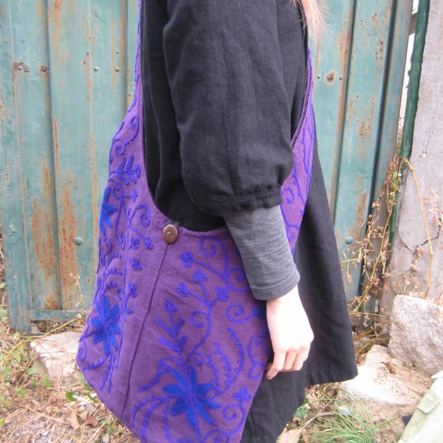 Vintage Oriental Bohemian  Cross Bag 