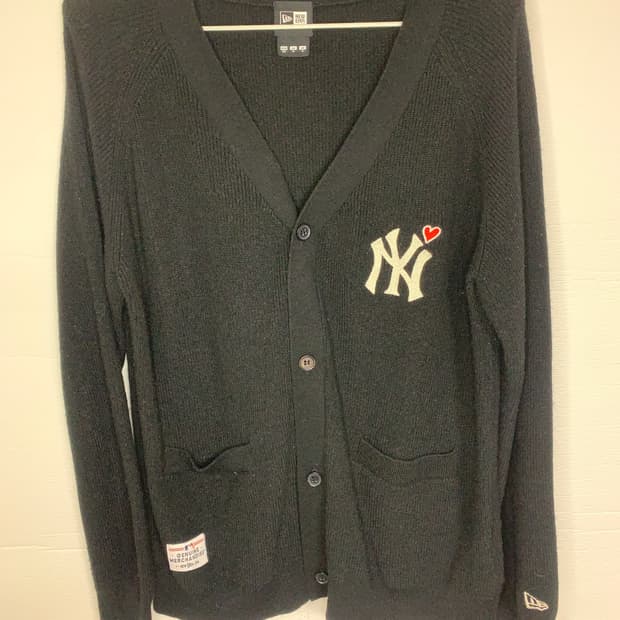 뉴에라 NY 양키스 블랙 가디건