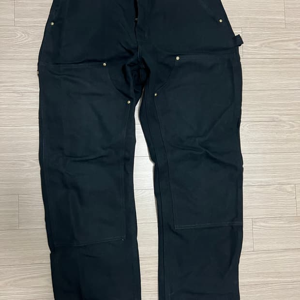 칼하트 더블니 블랙 34x30 usa